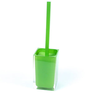 Toilet Brush Holder, Green, Stylish, Square