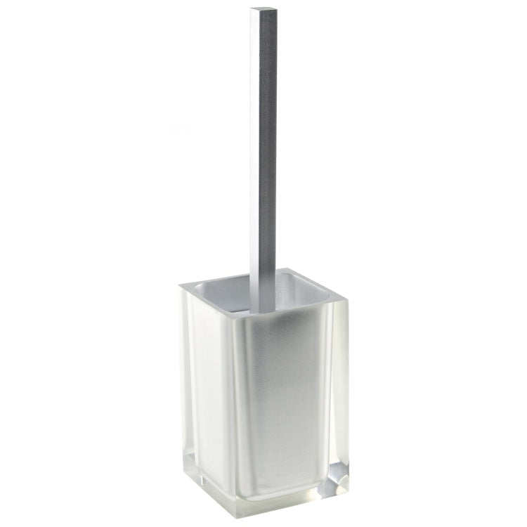 Toilet Brush Holder, Unique, Silver, Thermoplastic Resins