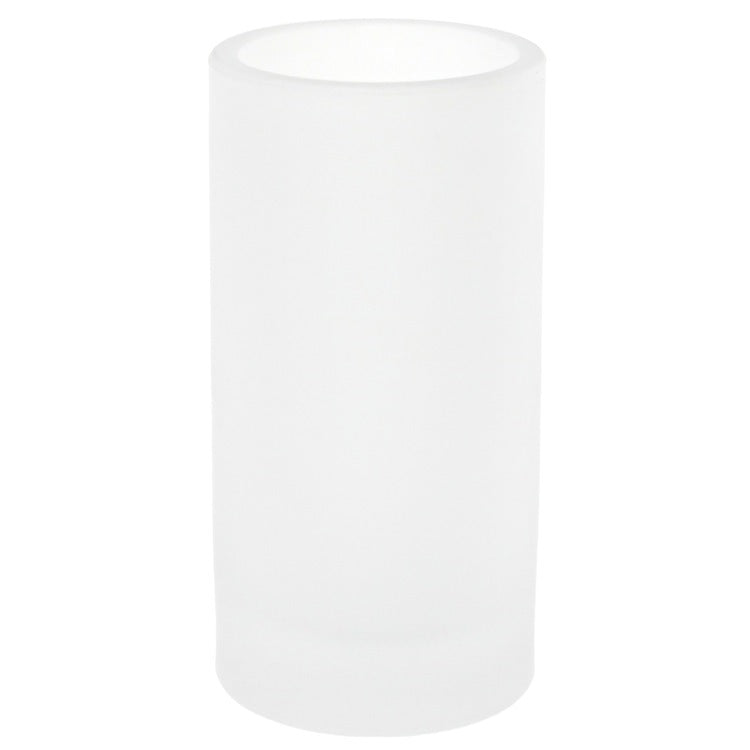Free Standing White and Glass Tumbler