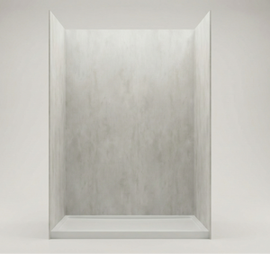 FIBO 72″ x 38″ Alcove Shower & Tub Wall Kit – Limited Promo! - Waterproof PVC Panels