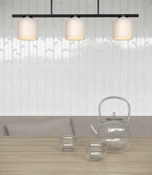Anatolia Geometra 3X12 Ivy Powder Glossy Ceramic Wall Tile 4000-0303-0 Powder Ivy 3x12 - premium natural stone mosaic tile from Anatolia Tile, available at PoshHaus showroom in Keene, NH
