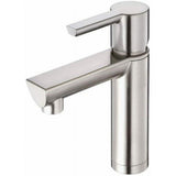 Gerber DH221677BN Adonis Single Handle Bathroom Faucet with Metal Touch-Down Drain, Brushed Nickel