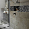 Glissen 12X12 glass mesh mounted mosaic tile SMOT-GLSB-CR-GLI6MM product shot multiple tiles angle view