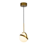 Alora PD301001BG GLOBO PENDANT LED BRUSHED GOLD