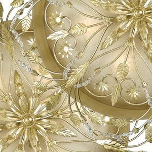 Paris Market 6 Light Antique White Semi Flush Mount 5316-AW