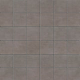 Gridscale Graphite 12"X12" Ceramic Mesh-Monted Mosaic Tile 2"x2"- MSI Collection GRIDSCALE GRAPHITE MOSAIC 2X2 (Case)