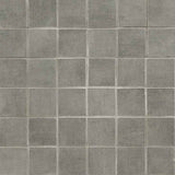 Gridscale Graphite 12"X12" Ceramic Mesh-Monted Mosaic Tile 2"x2"- MSI Collection GRIDSCALE GRAPHITE MOSAIC 2X2 (Case)