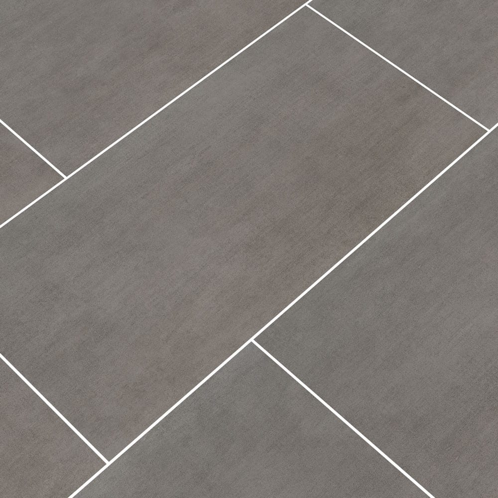 Gridscale Graphite Ceramic Floor and Wall Tile 12"x24" Matte - MSI Collection GRIDSCALE GRAPHITE 12X24 (Case)
