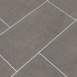 Gridscale Graphite Ceramic Floor and Wall Tile 12"x24" Matte - MSI Collection GRIDSCALE GRAPHITE 12X24 (Case)
