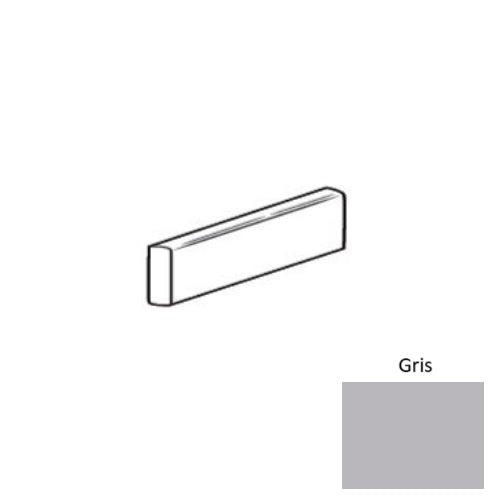 Roca Tile Usa Inc Elegant Ideas 2X10 Bullnose Block Gris Glossy Ceramic Trim - Grne0Bo2S1