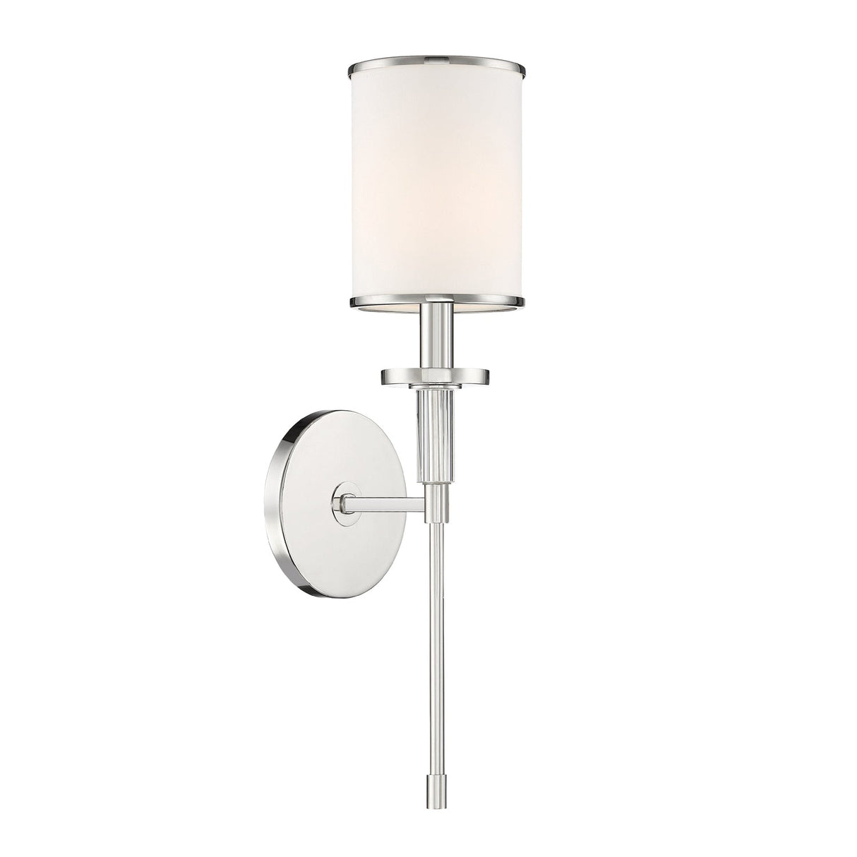 Hatfield 1 Light Polished Nickel Sconce HAT-471-PN