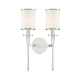 Hatfield 2 Light Polished Nickel Sconce HAT-472-PN