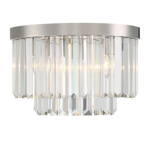 Hayes 4 Light Polished Nickel Flush Mount HAY-1400-PN