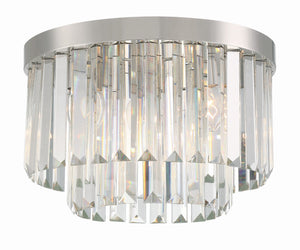 Hayes 4 Light Aged Brass Flush Mount HAY-1400-AG