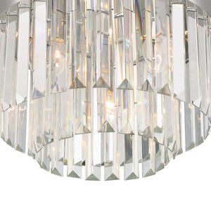 Hayes 4 Light Aged Brass Flush Mount HAY-1400-AG