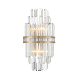Hayes 2 Light Aged Brass Sconce HAY-1402-AG
