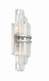 Hayes 2 Light Aged Brass Sconce HAY-1402-AG
