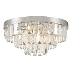 Hayes 8 Light Aged Brass Flush Mount HAY-1403-AG