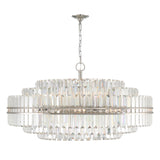 Hayes 32 Light Polished Nickel Chandelier HAY-1409-PN