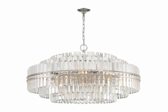Hayes 32 Light Aged Brass Chandelier HAY-1409-AG