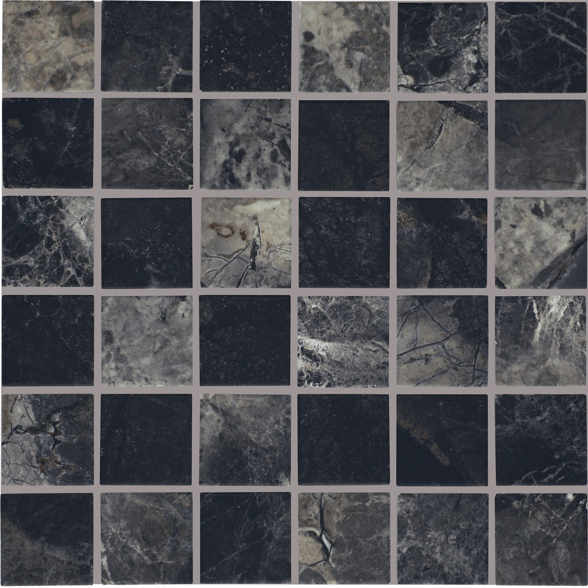 Daltile Santa Loma Nightfall Straight Joint 2x2 Matte Mosaic Tile