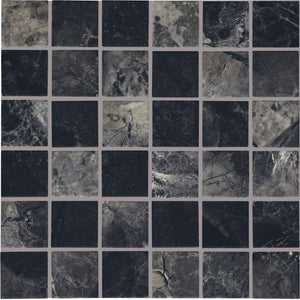 Daltile Santa Loma Nightfall Straight Joint 2x2 Matte Mosaic Tile