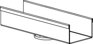 Infinity Drain HF 65 2" Outlet - 8" long x 1 5/8" High (Replaces TF 65)