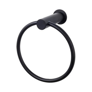Top Knobs HOP5 Hopewell Bath Ring - Flat Black