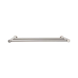 Top Knobs HOP7 Hopewell Bath 18" Double Towel Bar - Brushed Satin Nickel