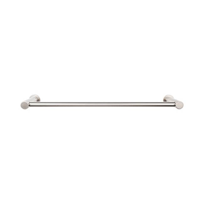 Top Knobs HOP8 Hopewell Bath 24" Single Towel Bar - Brushed Satin Nickel