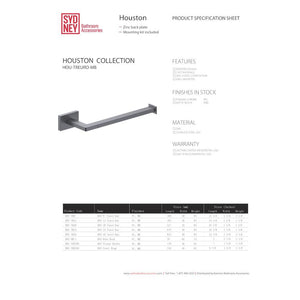 SYDNEY HOU-RH-1 Houston Series Robe Hook