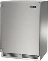 Perlick 24" Signature Series Outdoor Built-In Counter Depth Compact Freezer with 5.2 cu. ft. Capacity in Stainless Steel  (HP24FM-4-1)