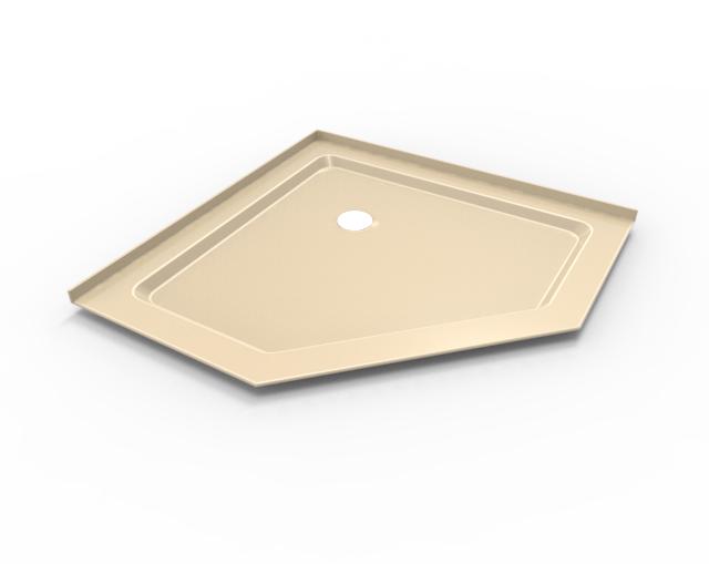 Hydro Systems HPA.3838N-BIS SHOWER PAN AC 3838 NEO ANGLE - BISCUIT