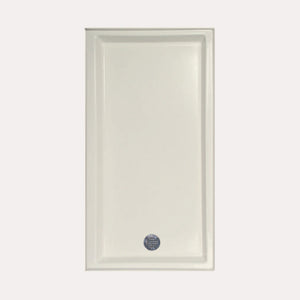 Hydro Systems HPA.6032E-BIS-LH SHOWER PAN AC 6032 END DRAIN - BISCUIT-LEFT HAND