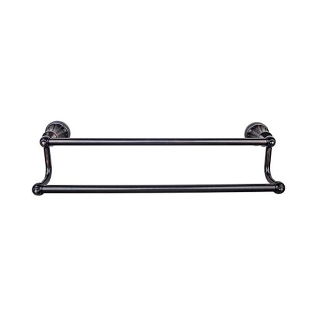 Top Knobs HUD11 Hudson Bath 30" Double Towel Bar - Tuscan Bronze