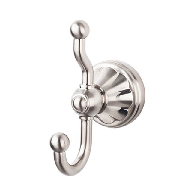 Top Knobs HUD2 Hudson Bath Double Hook - Brushed Satin Nickel