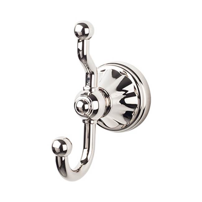 Top Knobs HUD2 Hudson Bath Double Hook - Polished Nickel