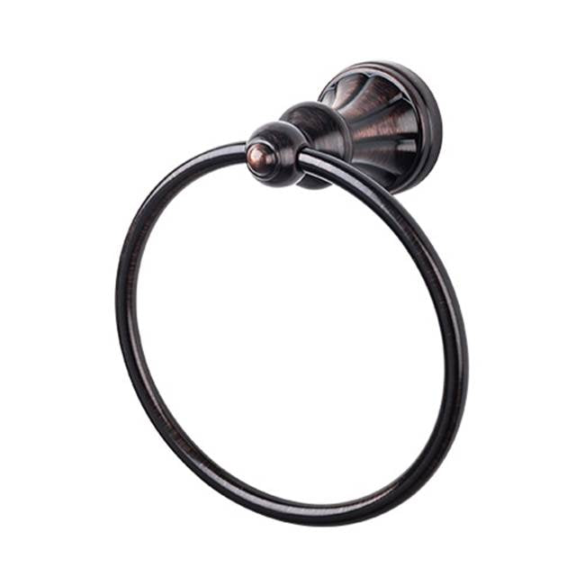 Top Knobs HUD5 Hudson Bath Ring - Tuscan Bronze