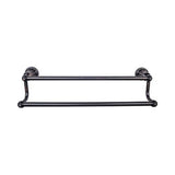 Top Knobs HUD9 Hudson Bath 24" Double Towel Bar - Tuscan Bronze