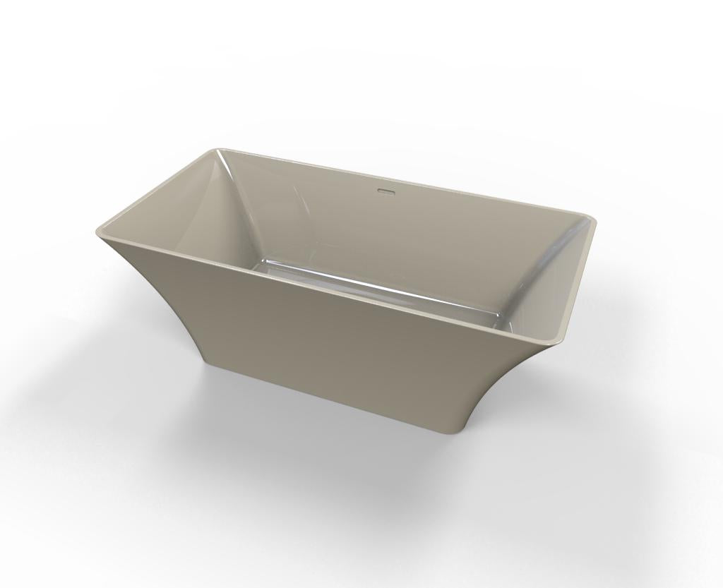 Hydro Systems HYD6834HTO-ALM HYDE 6834 METRO TUB ONLY-ALMOND