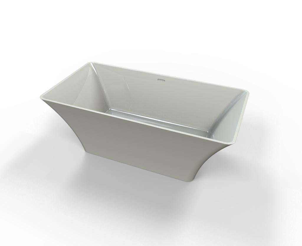 Hydro Systems HYD6834HTO-BIS HYDE 6834 METRO TUB ONLY-BISCUIT
