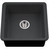 Hamat - CHE-1717BU-MB - Undermount Firclay Bar Sink CHE-1717BU-MB, Matte Black