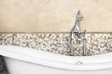 Zen Harmony Warm Blend Flat Matte Pebble Mosaics. 1 Sheet = Sq. Ft. (76-465)