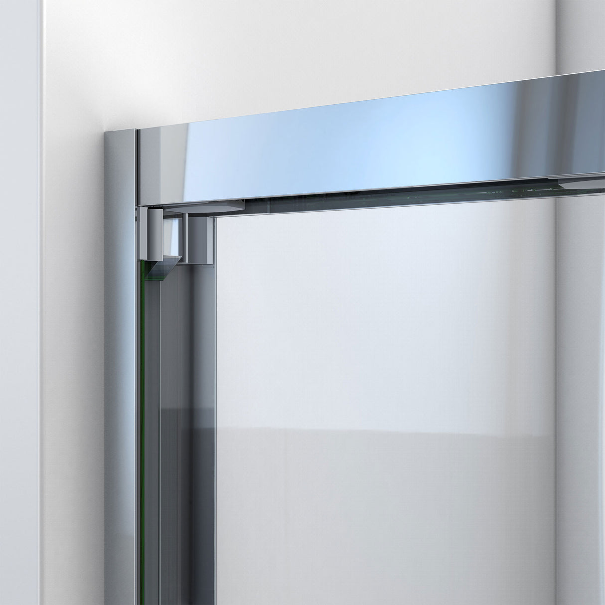 DreamLine Harmony 56-60 in. W x 76 in. H Semi-Frameless Bypass Shower Door in Brushed Nickel and Clear Glass