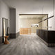 MSI Wood Collection havenwood platinum 8x36 glazed porcelain floor wall tile NHAVPLA8X36 product shot multiple planks angle view