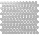 Roca Tile Usa Inc United States Ceramic Tile Cc Mosaics Ii 1X1 Matte Gray Hexagon Porcelain Mosaics. Ufcc140-12Mt 1 Sheet = .84 Sq. Ft.