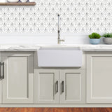 Fireclay 24 Inch Farmhouse Apron Sink Hyannis-24