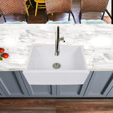 Fireclay 24 Inch Farmhouse Apron Sink Hyannis-24