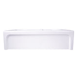 Nantucket Sinks 60/40 Double Bowl Farmhouse Apron Fireclay Sink Hyannis-36-DBL