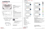 Americh IC7242TA5-BI Icaro 7242 - Tub Only / Airbath 5 - Biscuit